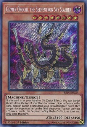 Gizmek Orochi, the Serpentron Sky Slasher (Secret Rare) [RIRA-EN029] Unlimited