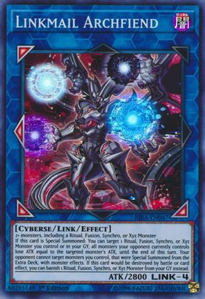 Linkmail Archfiend (Super Rare) [RIRA-EN047] 1st Edition