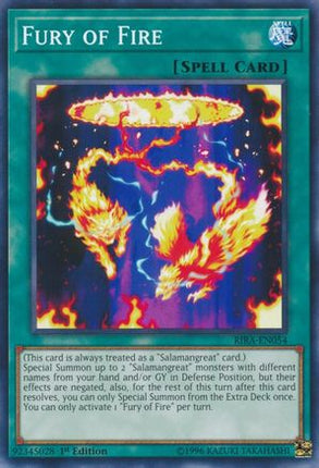 Fury of Fire (Common / Short Print) [RIRA-EN054] 1st Edition