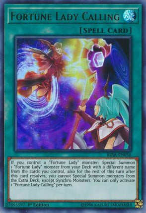 Fortune Lady Calling (Ultra Rare) [RIRA-EN056] 1st Edition
