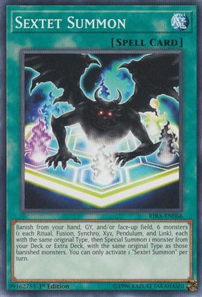 Sextet Summon (Common / Short Print) [RIRA-EN066] 1st Edition