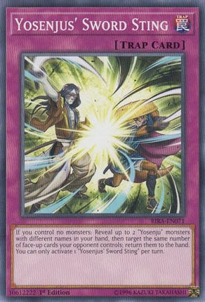 Yosenjus' Sword Sting (Common / Short Print) [RIRA-EN071] Unlimited