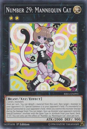 Number 29: Mannequin Cat (Common / Short Print) [RIRA-EN093] Unlimited