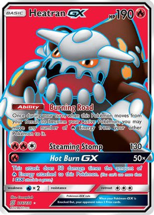 Heatran GX (Full Art) - 216/null [SM - Unified Minds] Holofoil