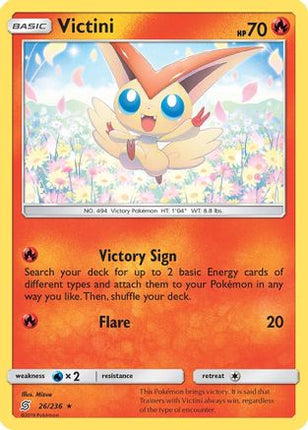 Victini - 26/236 [SM - Unified Minds] Holofoil