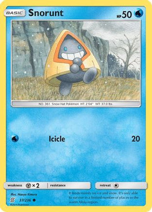Snorunt - 37/236 [SM - Unified Minds] Reverse Holofoil