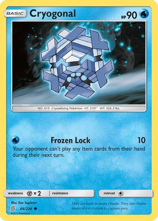 Cryogonal - 46/236 [SM - Unified Minds] Reverse Holofoil