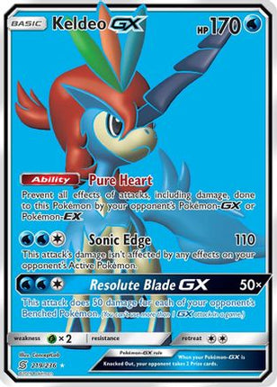 Keldeo GX (Full Art) - 219/null [SM - Unified Minds] Holofoil