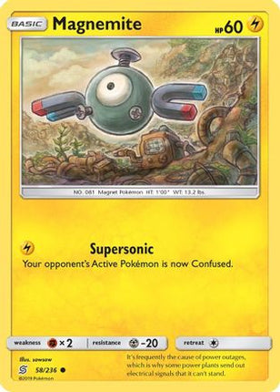 Magnemite - 58/236 [SM - Unified Minds] Reverse Holofoil