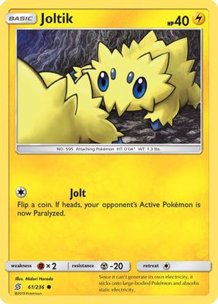 Joltik - 61/236 [SM - Unified Minds] Reverse Holofoil