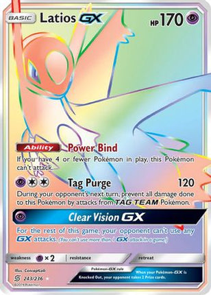 Latios GX (Secret) - 243/null [SM - Unified Minds] Holofoil