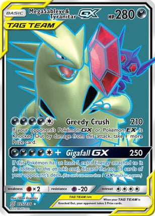 Mega Sableye & Tyranitar GX (Full Art) - 225/null [SM - Unified Minds] Holofoil