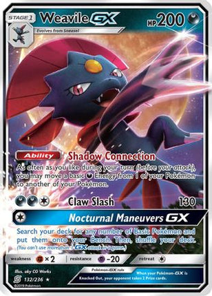 Weavile GX - 132/236 [SM - Unified Minds] Holofoil