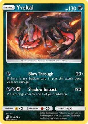 Yveltal - 139/236 [SM - Unified Minds] Holofoil