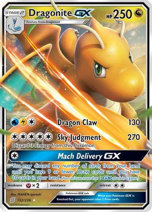Dragonite GX - 152/236 [SM - Unified Minds] Holofoil