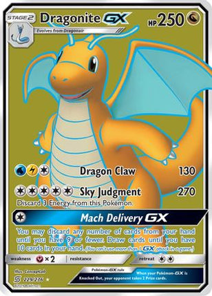 Dragonite GX (Full Art) - 229/236 [SM - Unified Minds] Holofoil