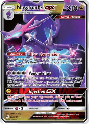 Naganadel GX - 160/236 [SM - Unified Minds] Holofoil