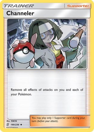 Channeler - 190/236 [SM - Unified Minds] Reverse Holofoil