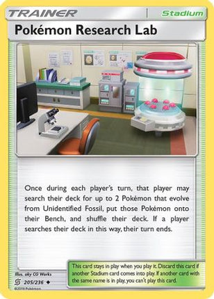 Pokemon Research Lab - 205/236 [SM - Unified Minds] Reverse Holofoil