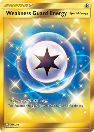 Weakness Guard Energy (Secret) - 258/236 [SM - Unified Minds] Holofoil