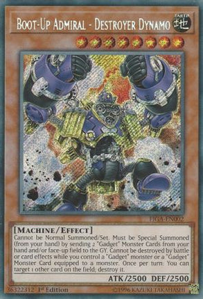 Boot-Up Admiral - Destroyer Dynamo (Secret Rare) [FIGA-EN002] 1st Edition