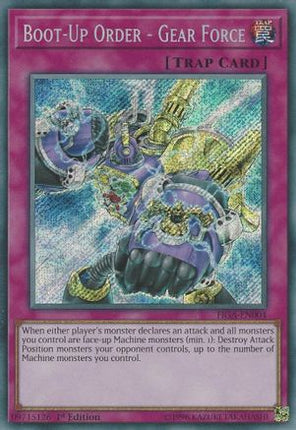 Boot-Up Order - Gear Force (Secret Rare) [FIGA-EN004] 1st Edition