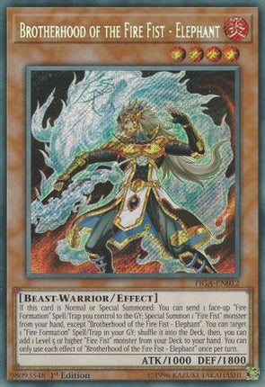Brotherhood of the Fire Fist - Elephant (Secret Rare) [FIGA-EN012] 1st Edition