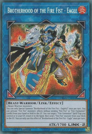 Brotherhood of the Fire Fist - Eagle (Secret Rare) [FIGA-EN016] 1st Edition