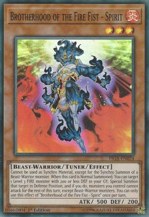 Brotherhood of the Fire Fist - Spirit (Super Rare) [FIGA-EN024] 1st Edition