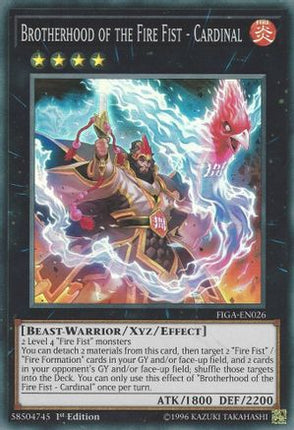 Brotherhood of the Fire Fist - Cardinal (Super Rare) [FIGA-EN026] 1st Edition