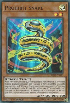 Prohibit Snake (Super Rare) [FIGA-EN038] 1st Edition