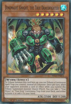 Dinomight Knight, the True Dracofighter (Super Rare) [FIGA-EN054] 1st Edition