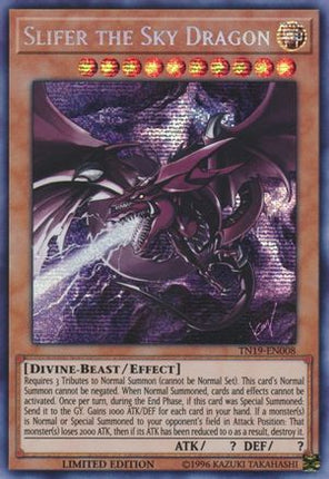 Slifer the Sky Dragon (Prismatic Secret Rare) [TN19-EN008] Limited