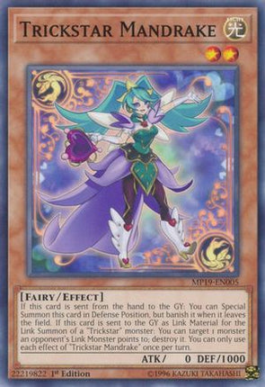 Trickstar Mandrake (Common / Short Print) [MP19-EN005] Unlimited