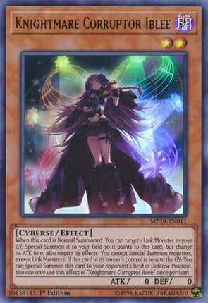 Knightmare Corruptor Iblee (Ultra Rare) [MP19-EN011] 1st Edition