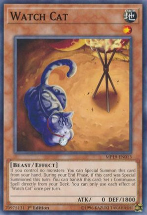 Watch Cat (Common / Short Print) [MP19-EN013] Unlimited