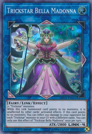 Trickstar Bella Madonna (Super Rare) [MP19-EN021] 1st Edition