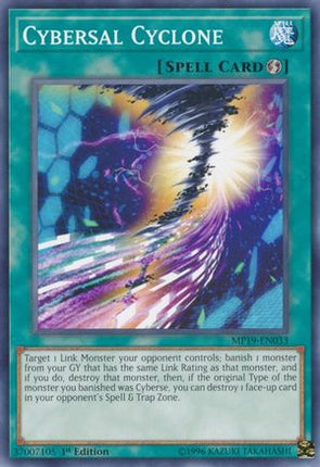 Cybersal Cyclone (Common / Short Print) [MP19-EN033] 1st Edition
