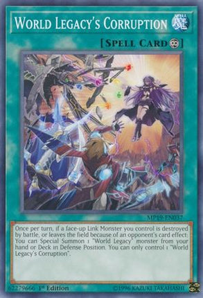 World Legacy's Corruption (Common / Short Print) [MP19-EN037] Unlimited