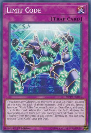 Limit Code (Common / Short Print) [MP19-EN045] Unlimited