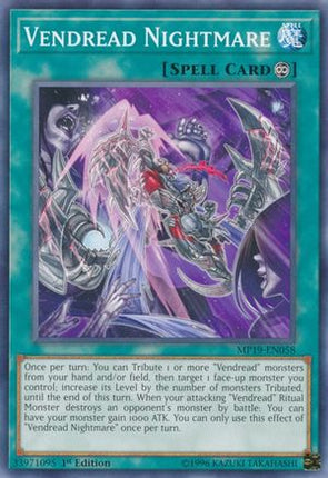 Vendread Nightmare (Common / Short Print) [MP19-EN058] Unlimited