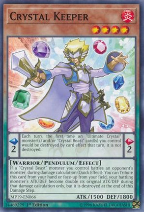 Crystal Keeper (Common / Short Print) [MP19-EN066] 1st Edition