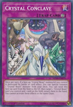 Crystal Conclave (Common / Short Print) [MP19-EN070] 1st Edition