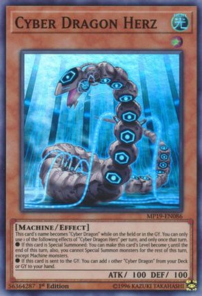 Cyber Dragon Herz (Super Rare) [MP19-EN086] Unlimited