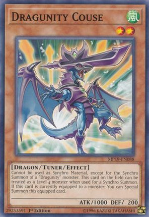 Dragunity Couse (Common / Short Print) [MP19-EN088] 1st Edition