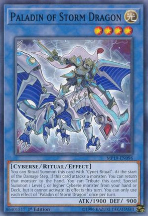 Paladin of Storm Dragon (Common / Short Print) [MP19-EN096] 1st Edition