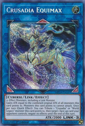 Crusadia Equimax (Prismatic Secret Rare) [MP19-EN107] Unlimited