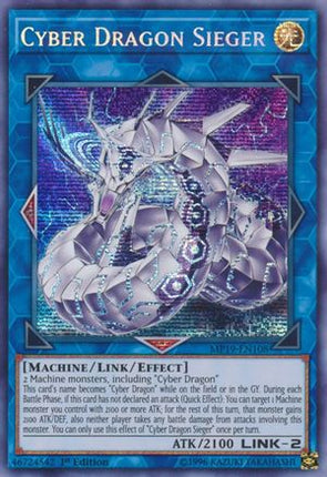 Cyber Dragon Sieger (Prismatic Secret Rare) [MP19-EN108] 1st Edition