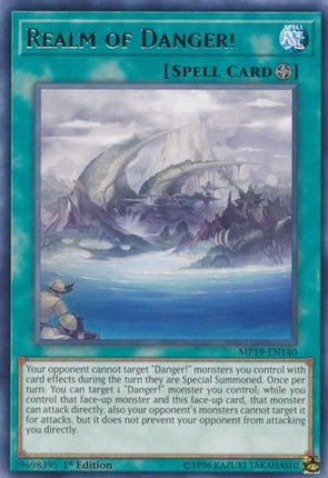 Realm of Danger! (Rare) [MP19-EN140] 1st Edition