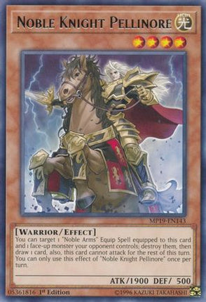 Noble Knight Pellinore (Rare) [MP19-EN143] Unlimited